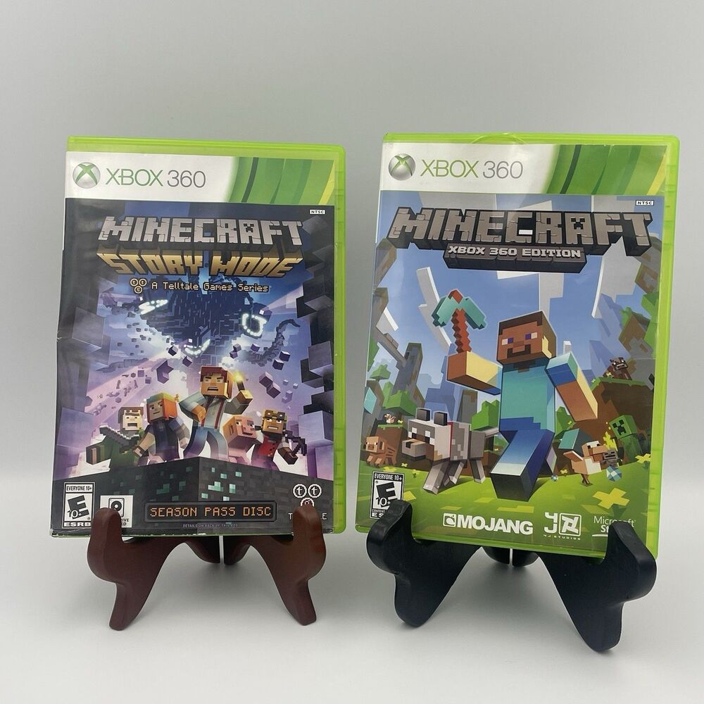 Minecraft Story Mode Season Pass + Minecraft Xbox 360 Edition Bundle Set!